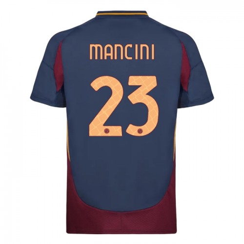 Camisola do AS Roma Mancini 23 Equipamento Terceiro 2024-25 Camisola do AS Roma Mancini 23 Equipamento Terceiro 2024-25